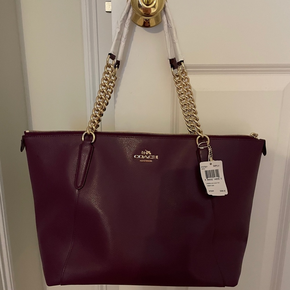 Coach Ava bag gorgeous purple shade